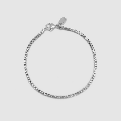 Bracelet Boîte (Argent) 2mm