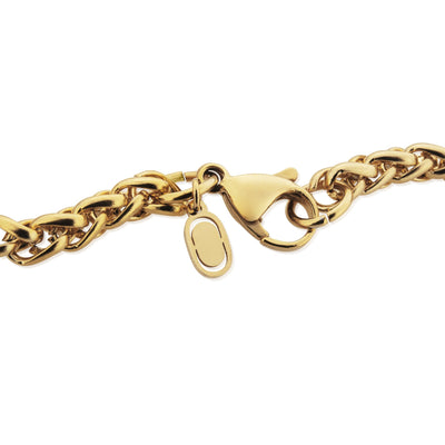 Wheat Bracelet (Gold) 5mm