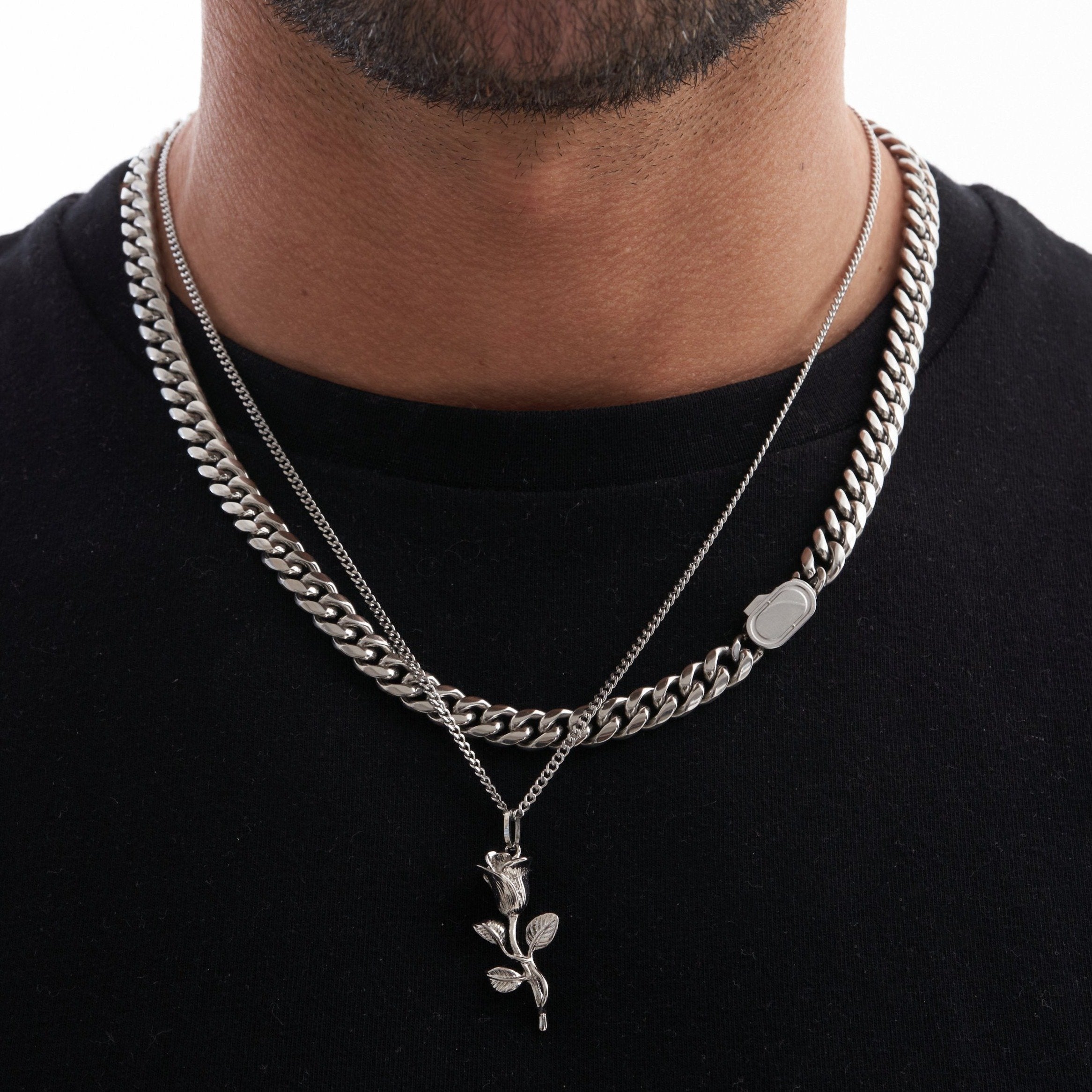 CRAFTD London ネックレス SWALLOW ＆ ROSE SILVER GOLD 2024-07-25_10-57-