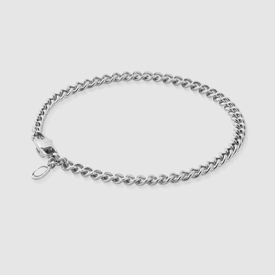 Kubanisches Armband (Silber) 4mm