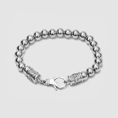 Bracelet boule chromée (argent)