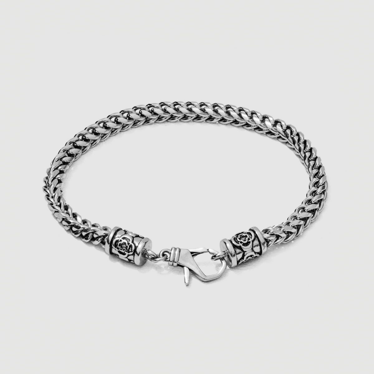 Cobra Chain Men's Bracelet (Silver)