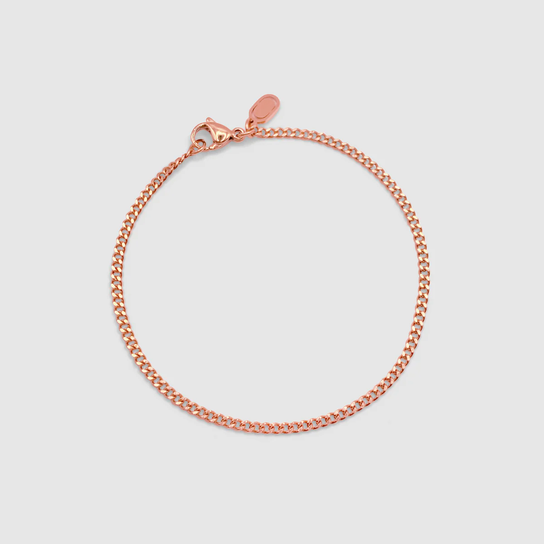 Connell -Armband (Roségold), 2 mm