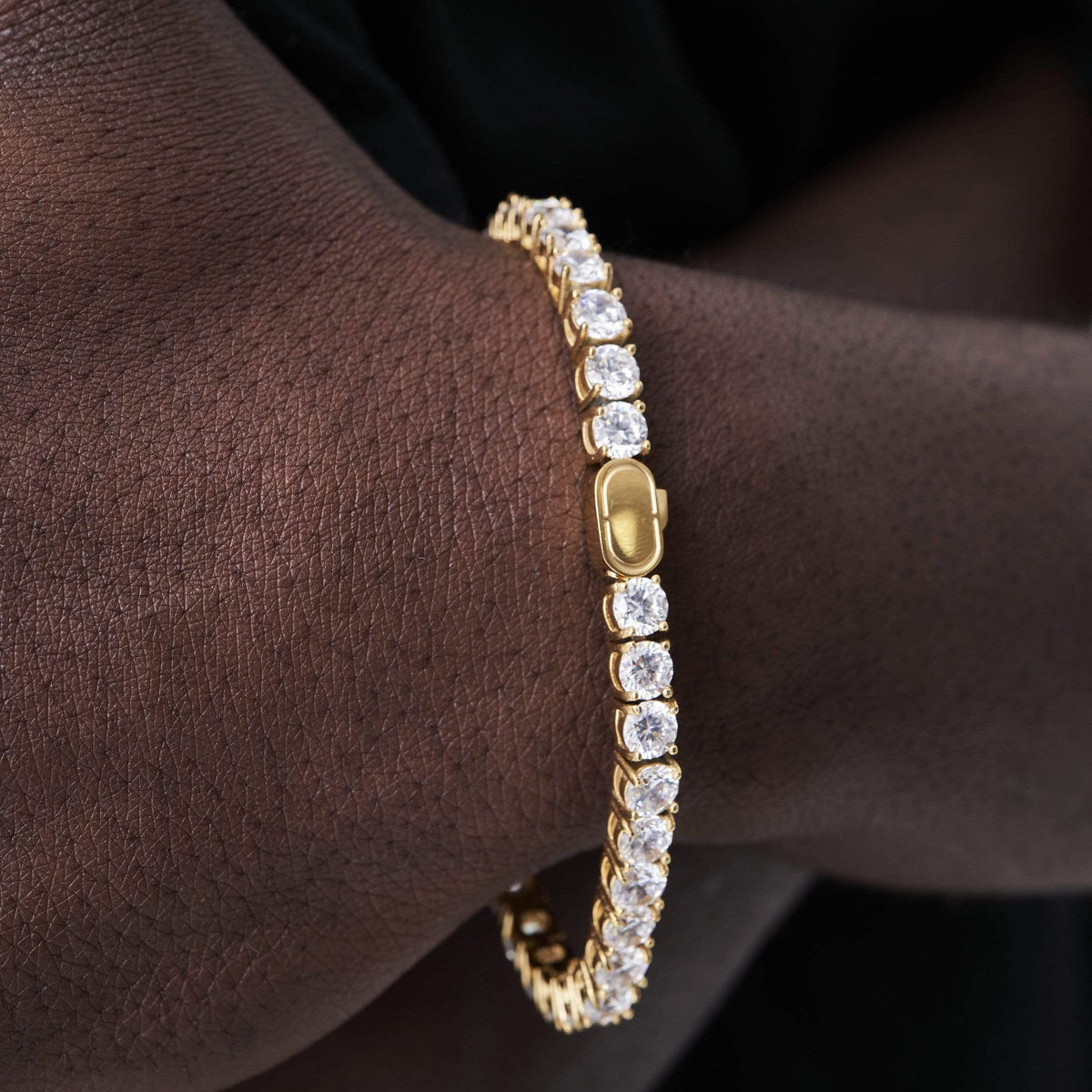 Tennis Bracelet (Gold) 5mm