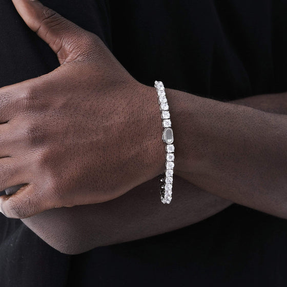 Bracciale Tennis (Argento) 5mm
