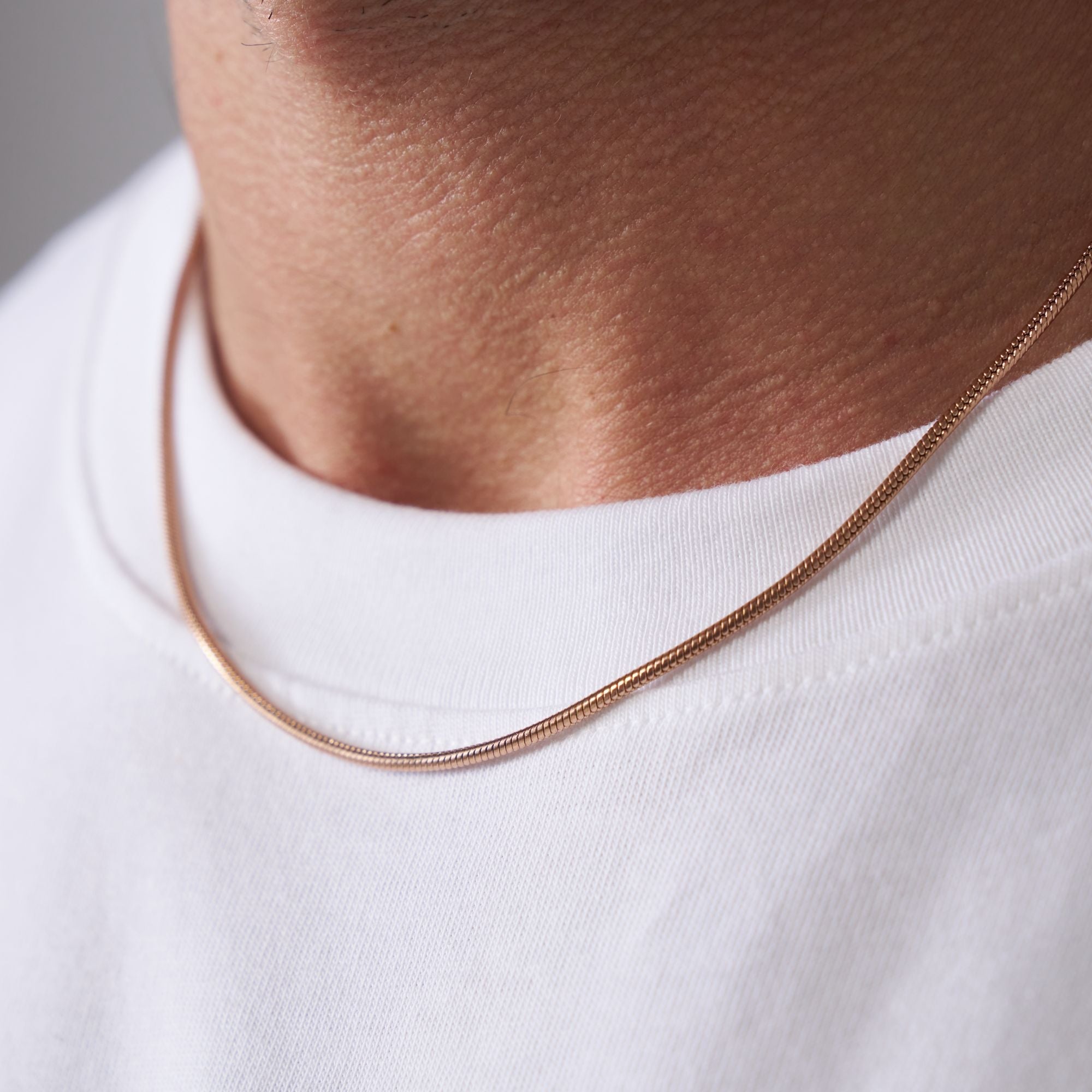 Snake Chain Rose Gold 2mm