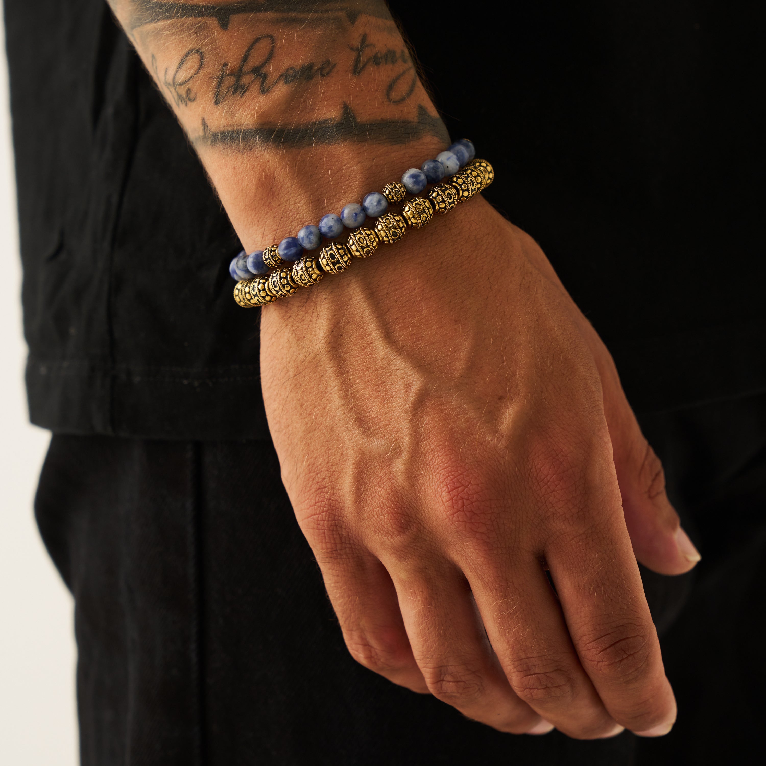 Kiwi Stone Bracelet (Gold)