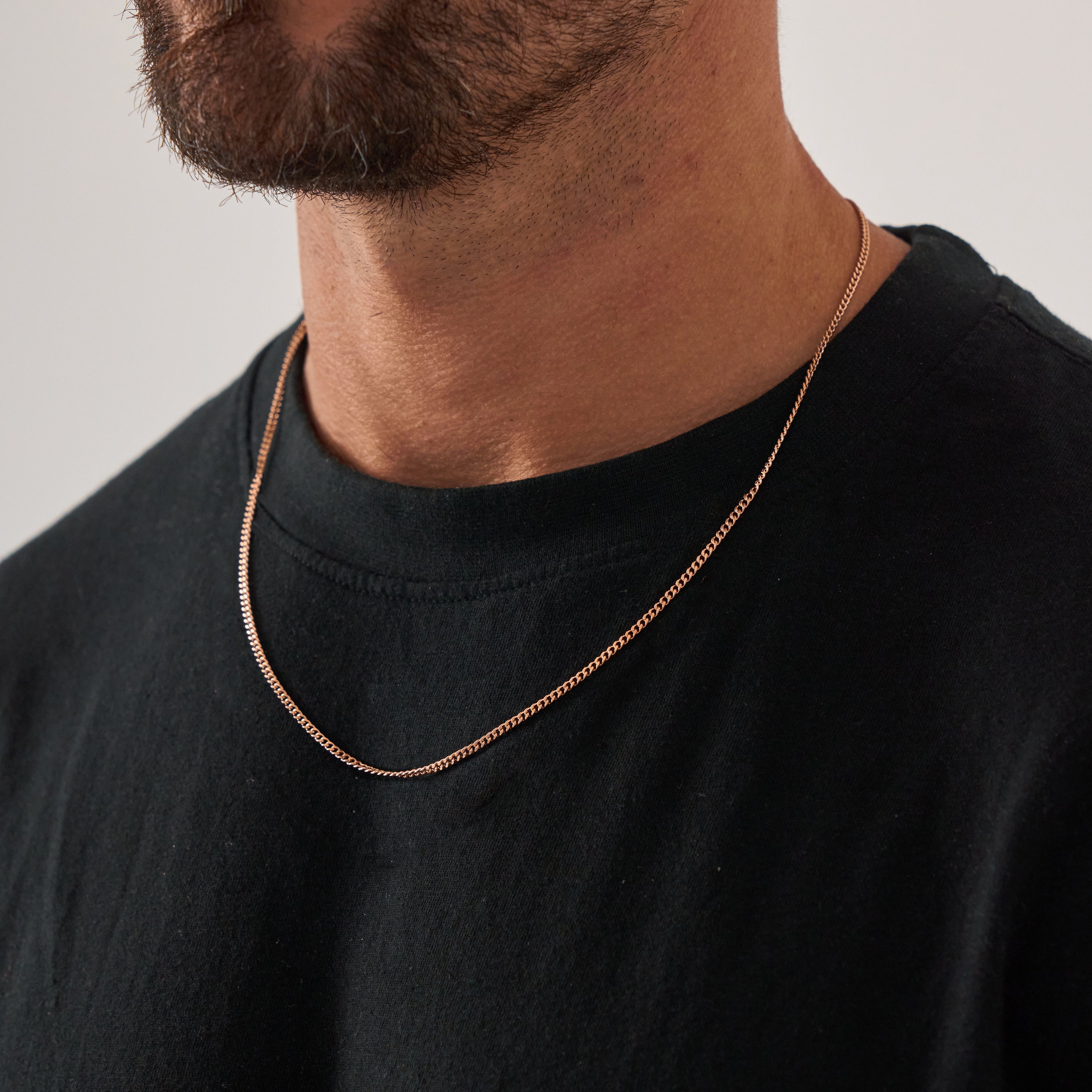 送料税込【CRAFTD London】Connell Chain RoseGold 2mm☆国内発 Connell Chain (Rose Gold) 2mm