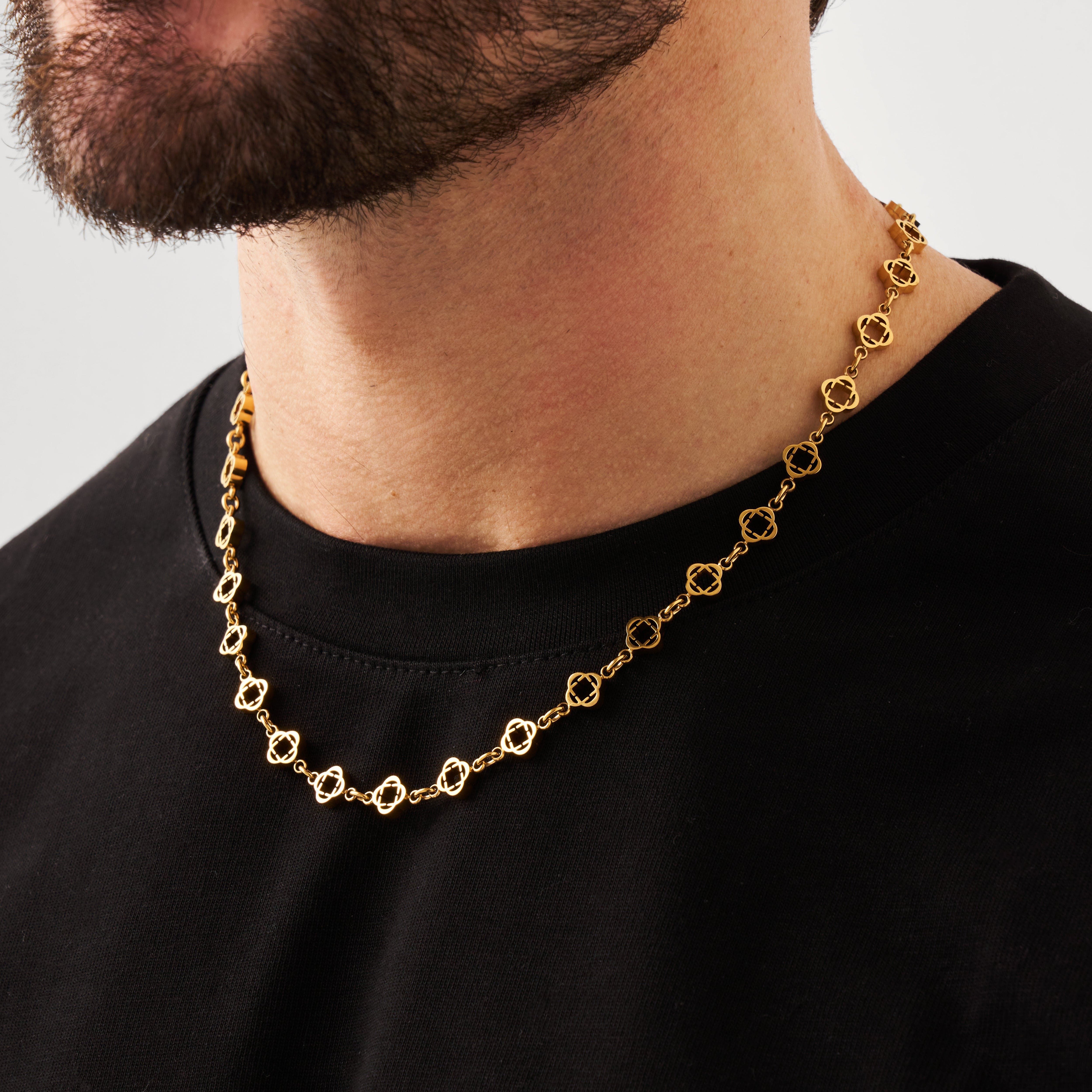 CRAFTD London ネックレス CLOVER LINK NECKLACE チェーン Clover Link Necklace (Silver)