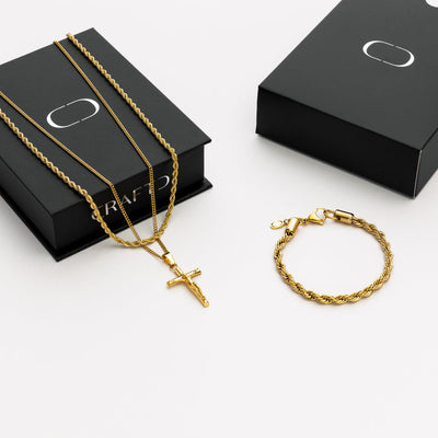 Coffret cadeau Crucifix (Or)