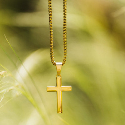 Latin Cross Pendant (Gold)