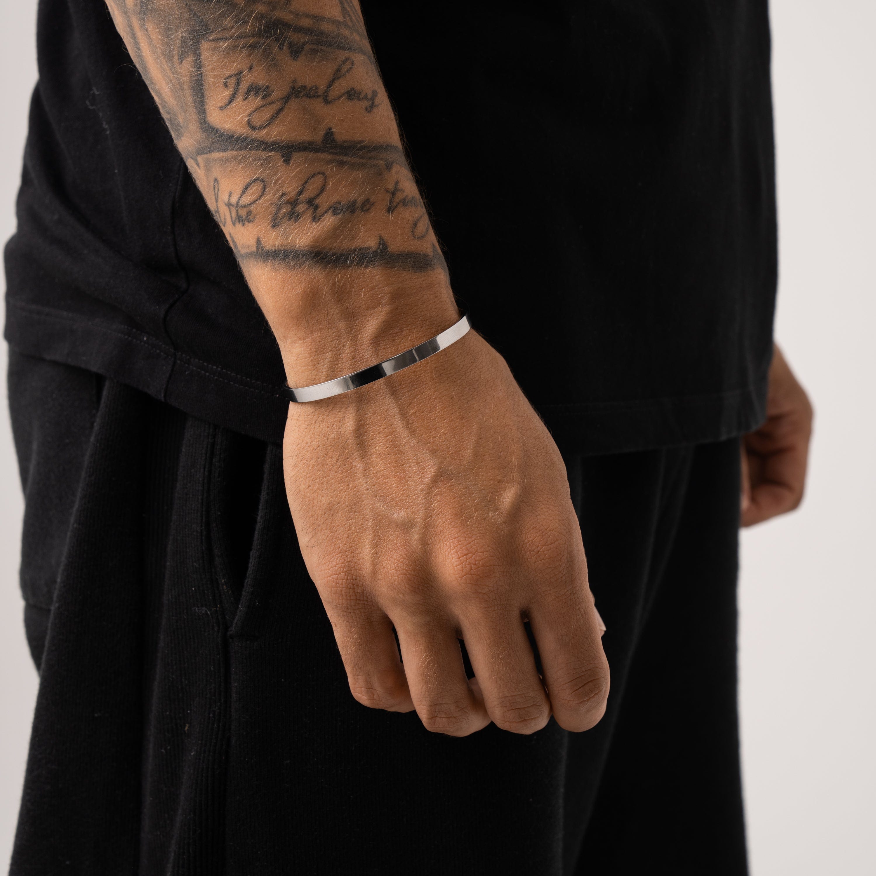 日本未入荷 CRAFTD London CUFF BRACELET Classic Cuff 5mm (Silver)
