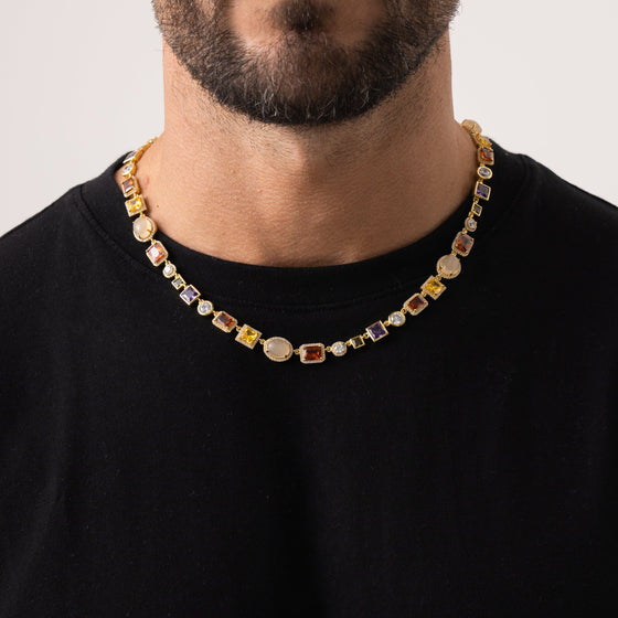 Edelsteinkette (Gold)
