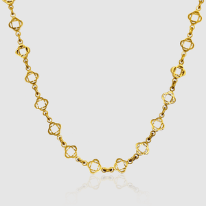 Collana con Maglia Quadrifoglio (Oro)