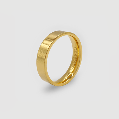 Flat Band Ring (Gold) 5mm