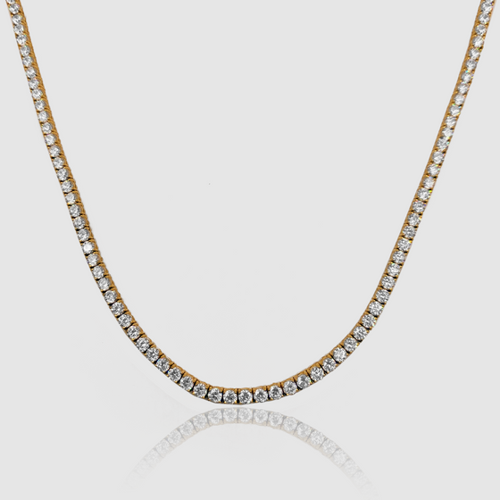 Cadena de Tenis (Oro) 3mm