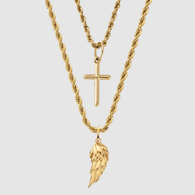 Wing x Cross Set (Gold)