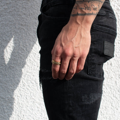 Anneau de corde (or)