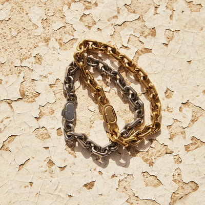 Anchor Link Bracelet (Gold)