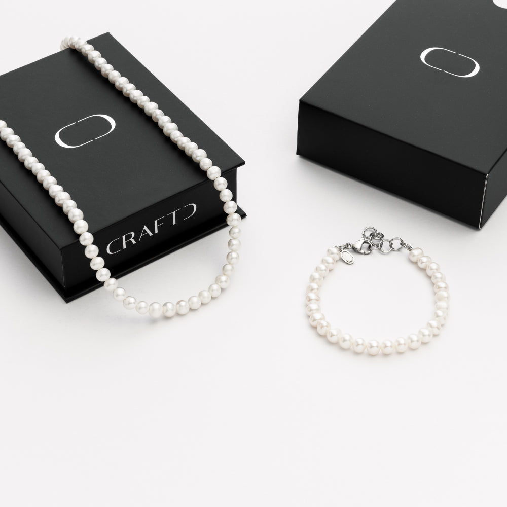 Set regalo perle (argento)