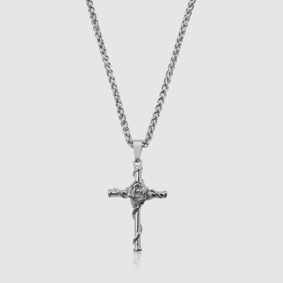 Rose Cross (Silver)