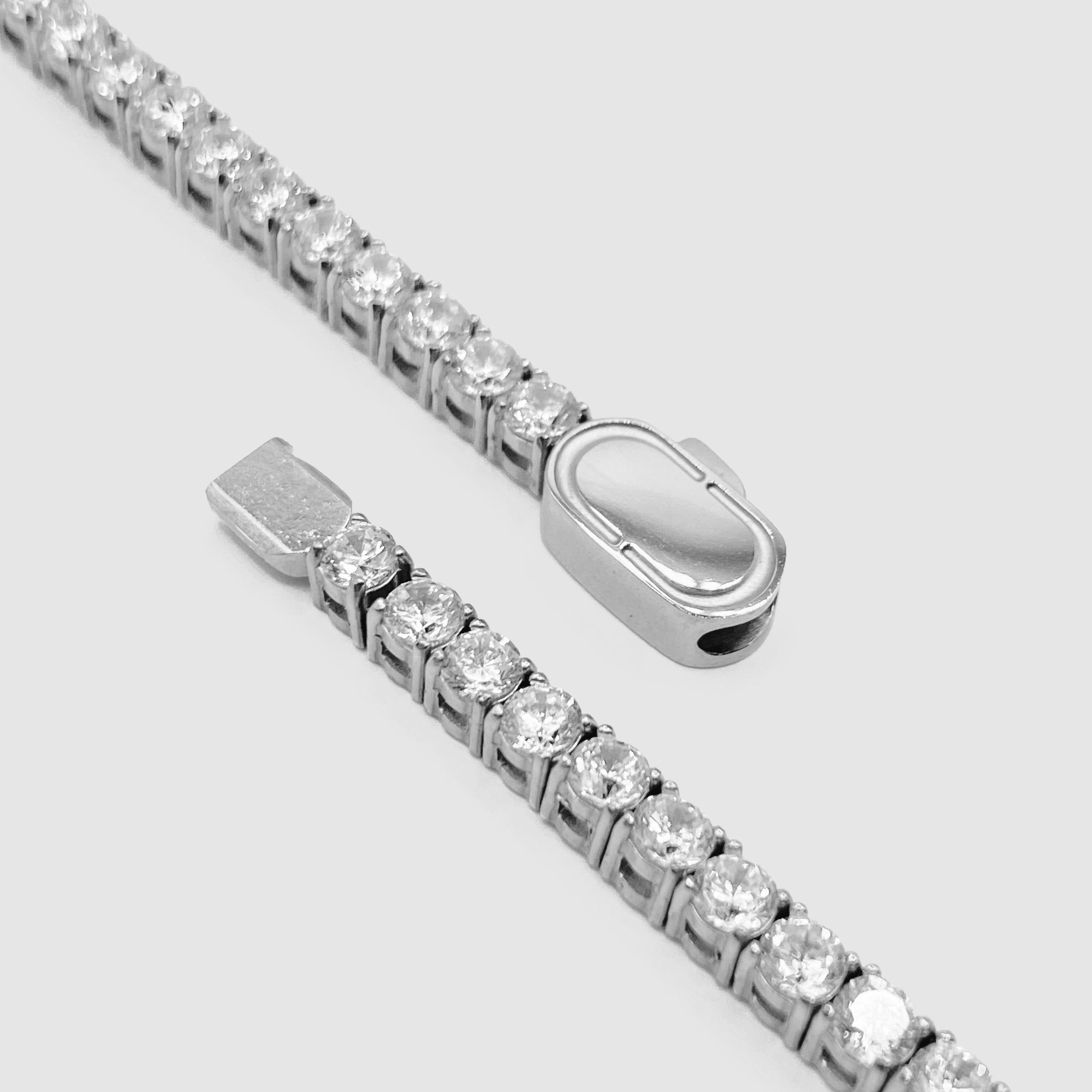 Bracelet Tennis (Argent) 3mm 