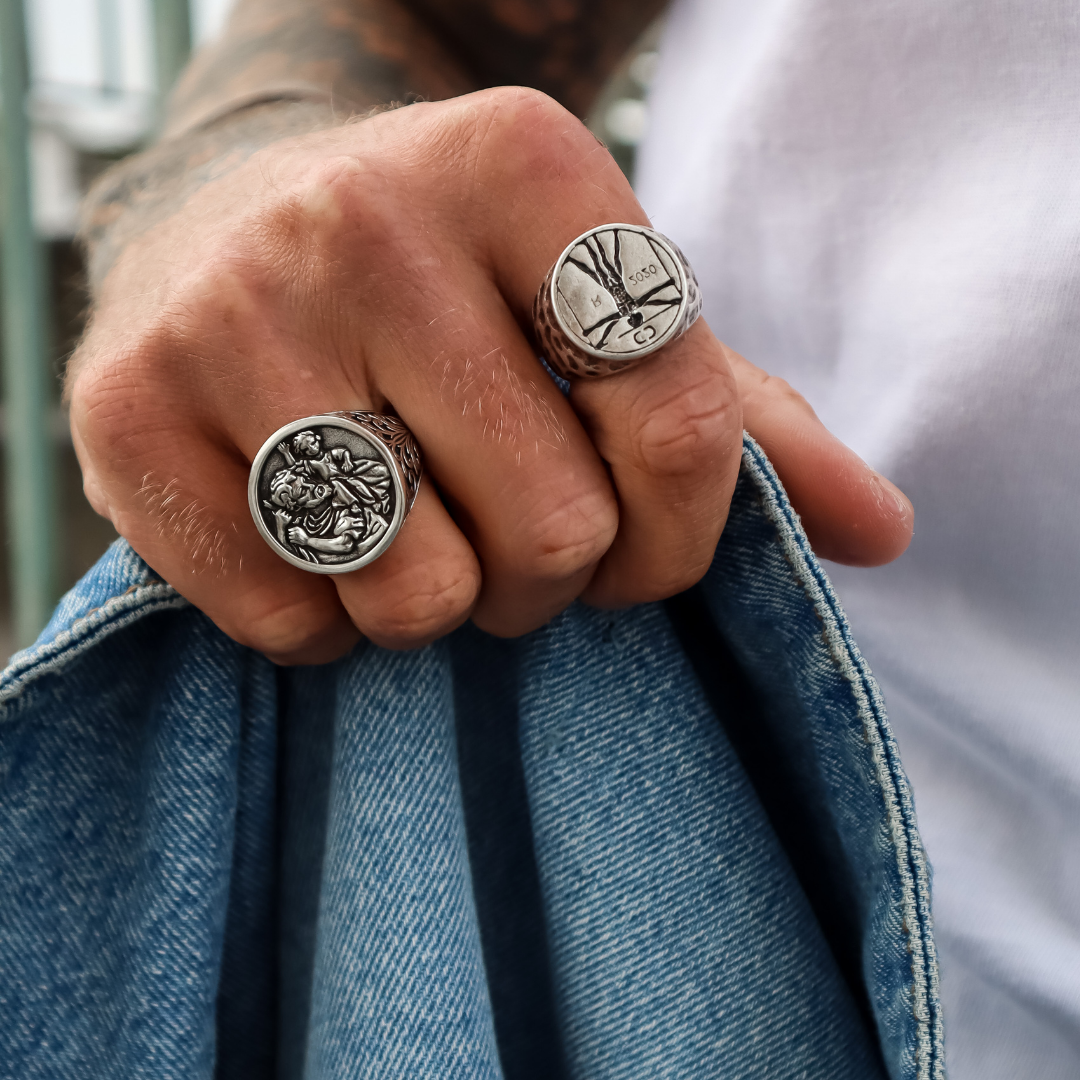 Bague Saint Christophe (Argent)