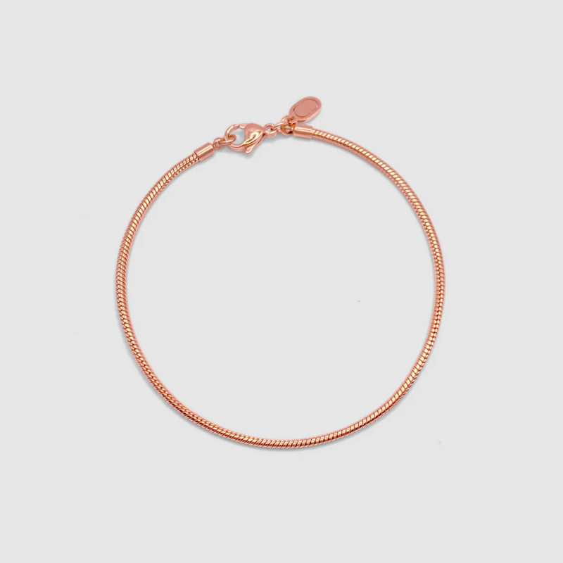 Bracciale Serpente (Oro Rosa) 2mm