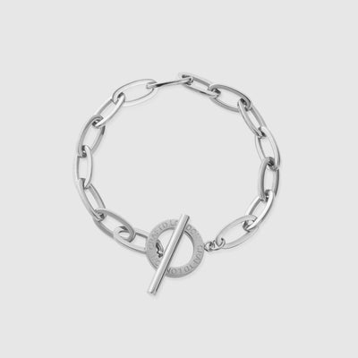 Toggle Belcher Bracelet (Argent)