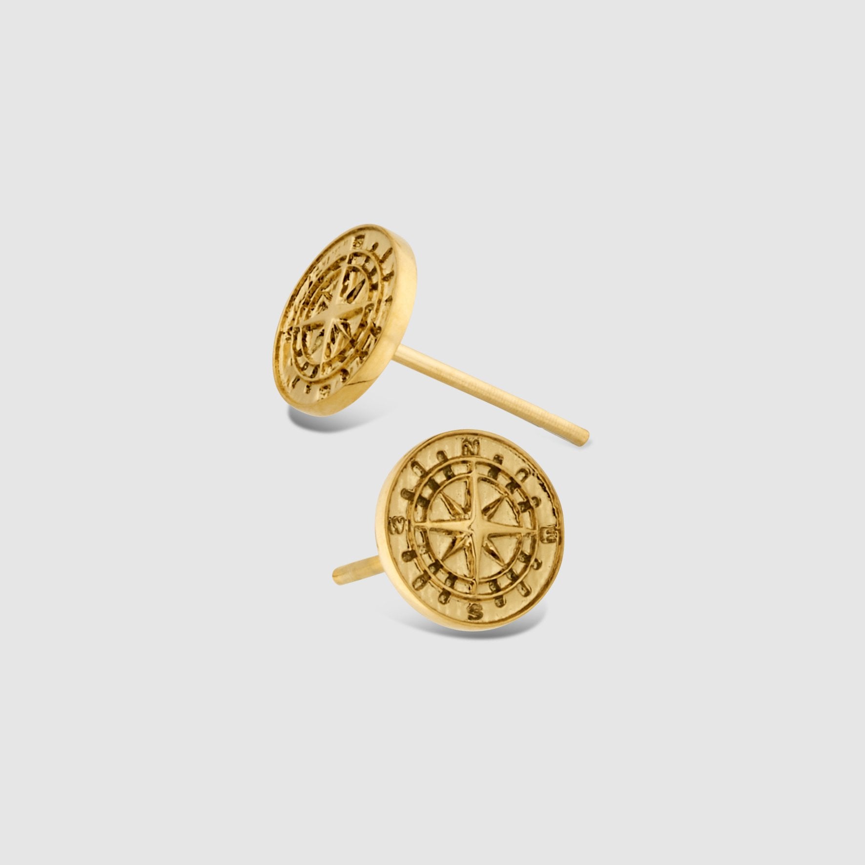 Kompass-Ohrring (Gold)