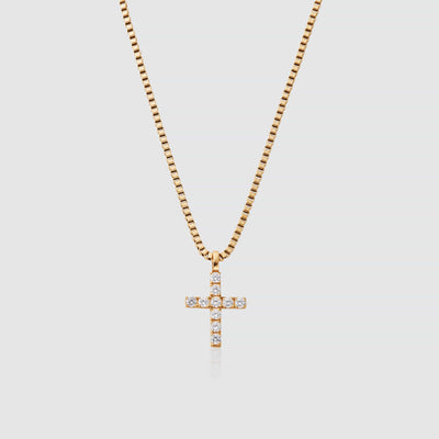 Iced Cross (Gold)