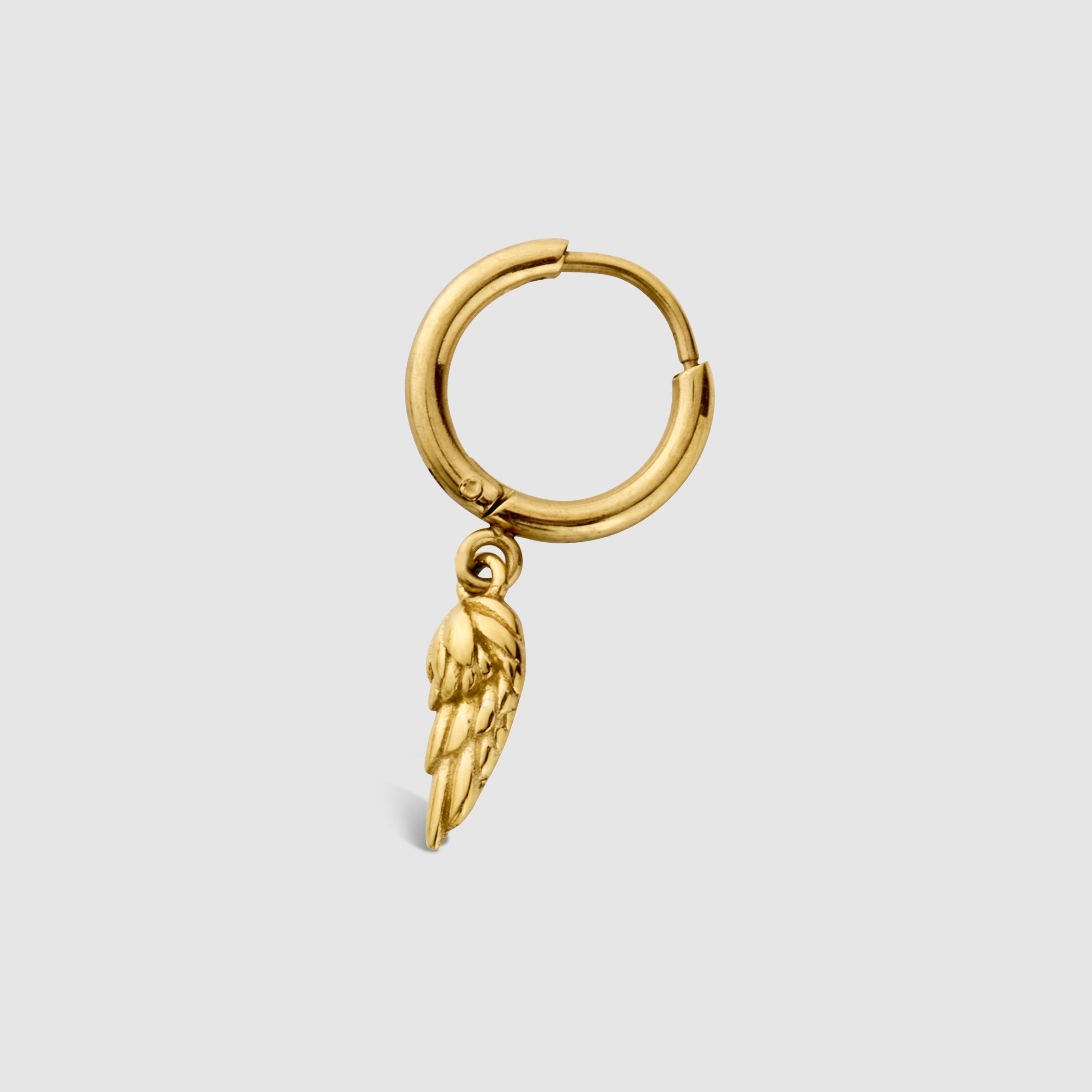 Flügelohrring (Gold)